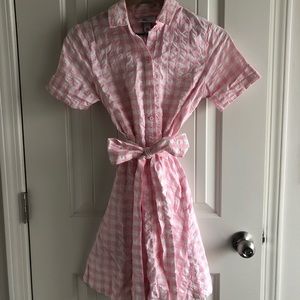 Lisa Marie Fernandez Seersucker Gingham Dress